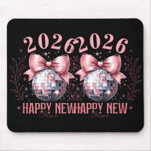 Coquette Happy New Year Party 2026 Family Women Gi Mouse Mat