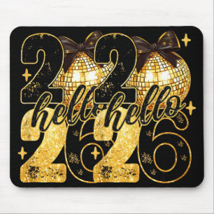 Coquette Happy New Year Party 2026 Family Women Gi Mouse Mat