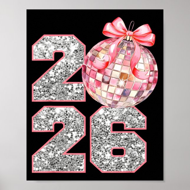 Coquette Happy New Year Party 2026 Family Women Gi Poster (Front)