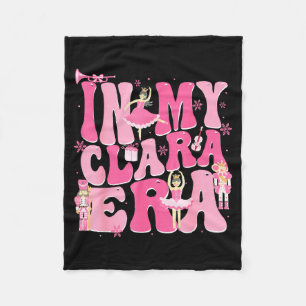 Coquette In My Clara Era Christmas Nutcracker Merr Fleece Blanket