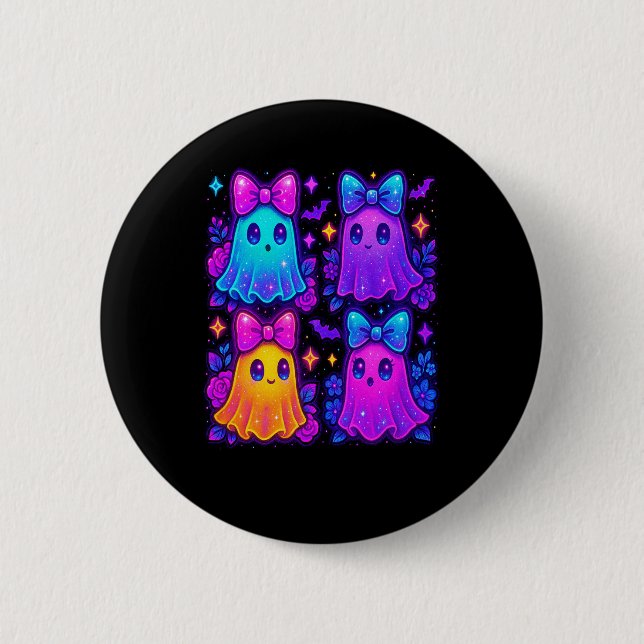 Coquette Iridescent Halloween 6 Cm Round Badge (Front)