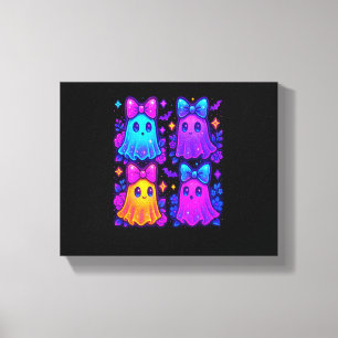 Coquette Iridescent Halloween Canvas Print