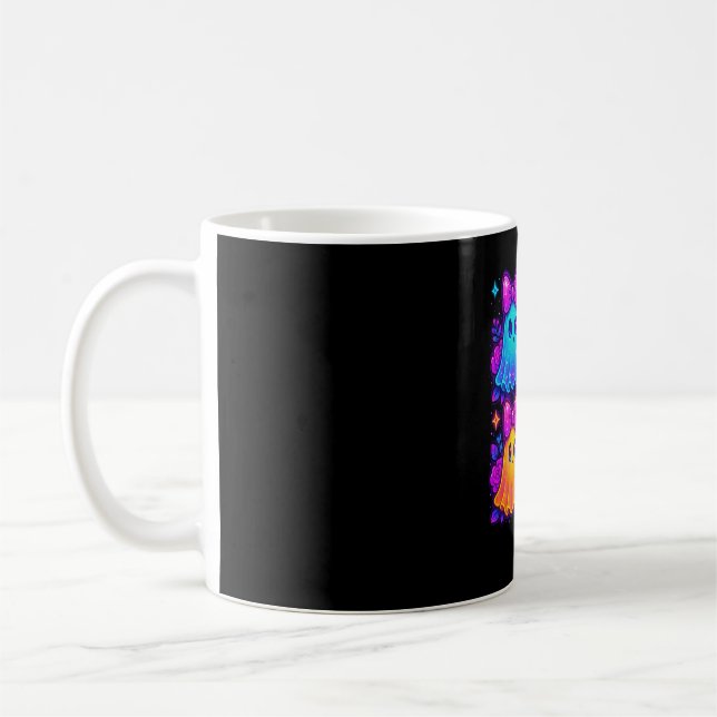 Coquette Iridescent Halloween Coffee Mug (Left)