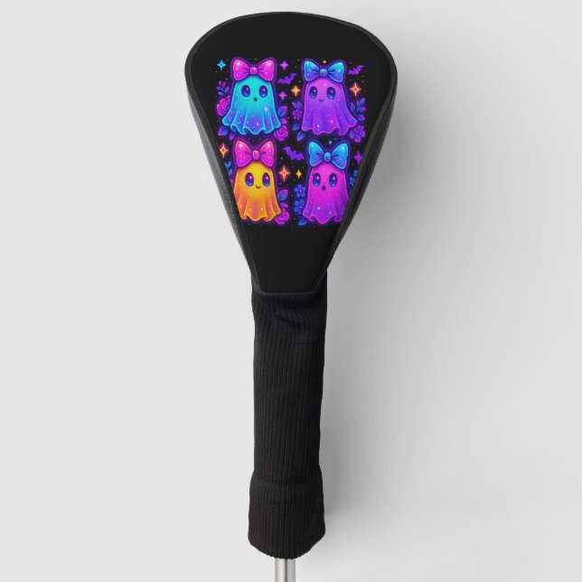 Coquette Iridescent Halloween Golf Head Cover (Front)