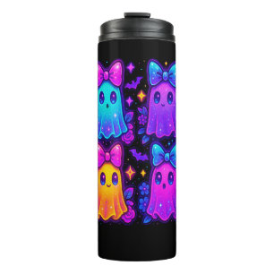 Coquette Iridescent Halloween Thermal Tumbler