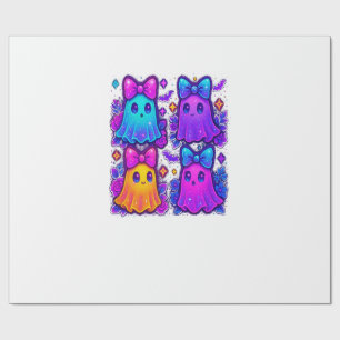 Coquette Iridescent Halloween Wrapping Paper