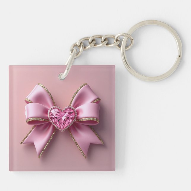 Coquette Keychain  (Back)