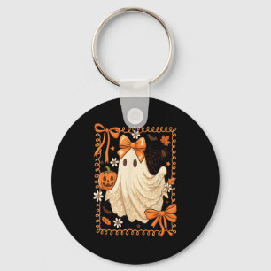 Coquette Lace Ghost Boo In Boojee Halloween Soky S Key Ring