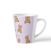 coquette latte mug