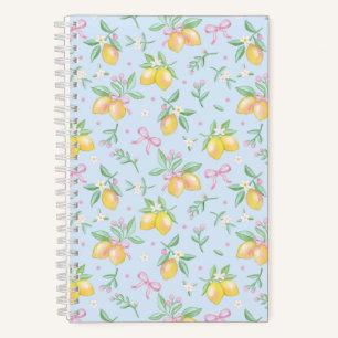 Coquette Lemon Blue Notebook