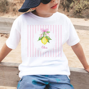 Coquette Lemon Pink Baby Shower T-Shirt