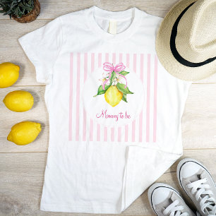 Coquette Lemon Pink Mummy to be T-Shirt