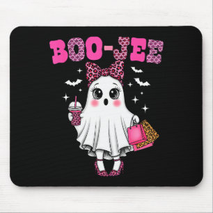 Coquette Leopard Ghost Coffee Boo-jee Halloween Bo Mouse Mat