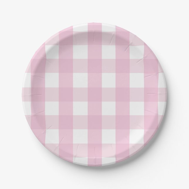 Coquette Love Letter Message Paper Plate (Front)