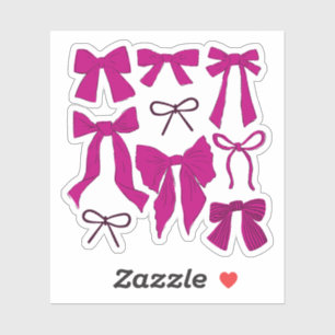 Coquette Magenta Bows Romantic
