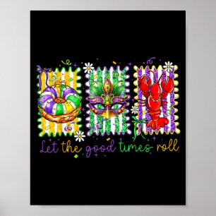 Coquette Mardi Gras Let The Good Times Roll Women Poster
