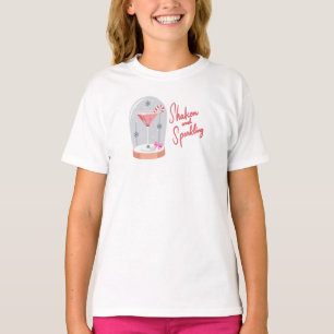 Coquette Martini Snow Globe T-Shirt