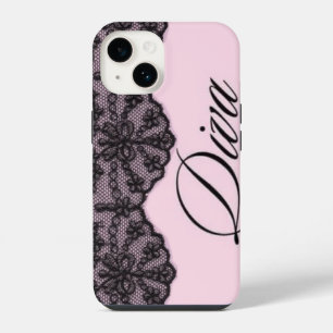 Coquette Monogram Lace iPhone 14 Case