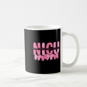 Coquette Nicu Nurse Nk Bow Neonatal Intensive Care Coffee Mug