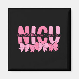 Coquette Nicu Nurse Nk Bow Neonatal Intensive Care Magnet