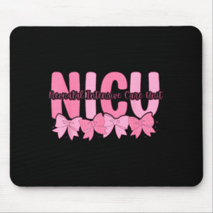Coquette Nicu Nurse Nk Bow Neonatal Intensive Care Mouse Mat
