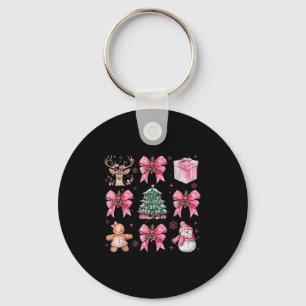 Coquette Nk Christmas Tree Santa Gingerbread Xmas Key Ring