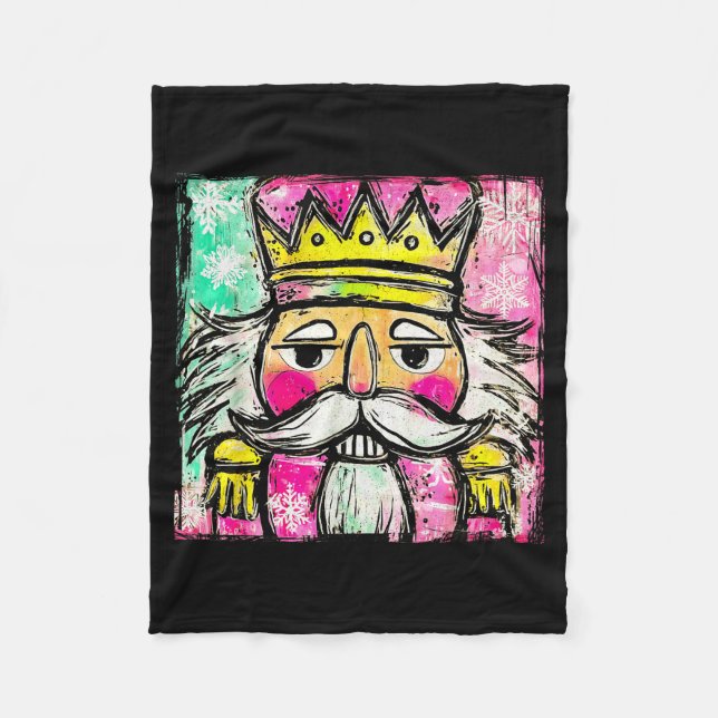 Coquette Nutcracker For Women Girls Kids Dancers C Fleece Blanket (Front)