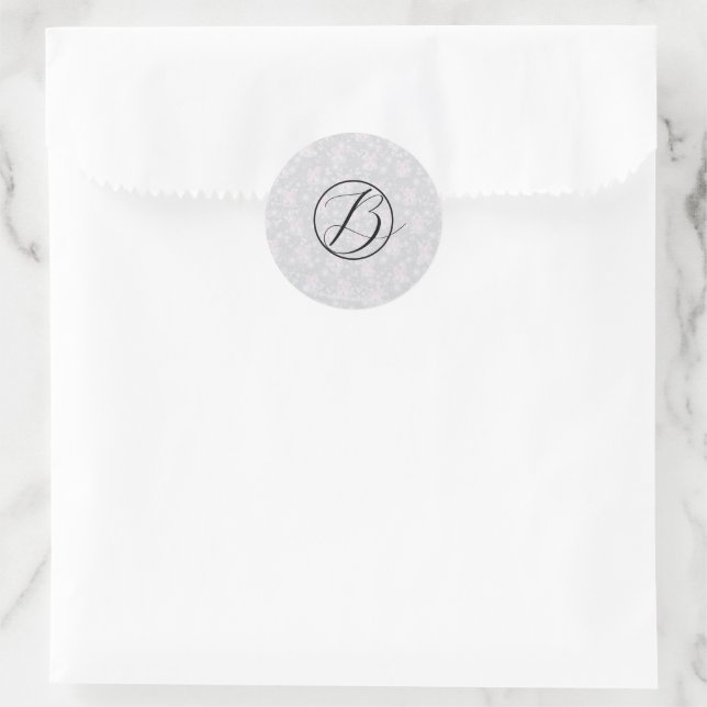 Coquette Pale pink bows Classic Round Sticker (Bag)
