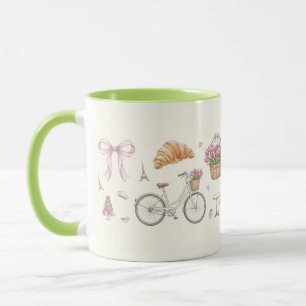 Coquette Paris Daily Checklist Custom Mug - Green