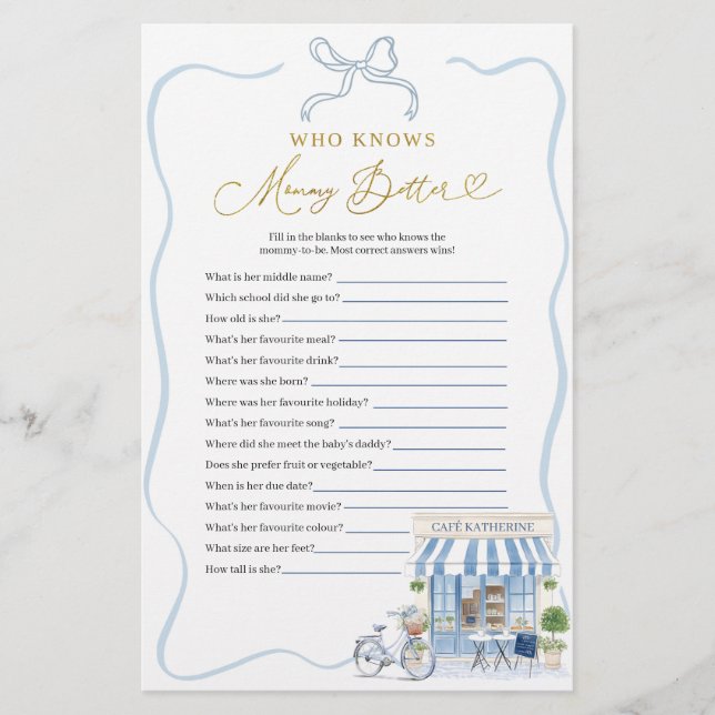 Coquette Parisian Who Know Mummy Better Games (Front)