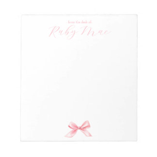 Coquette Personalised Notepad