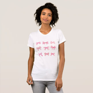 Coquette Pink Bow Shirt for Women - Women's Bella
