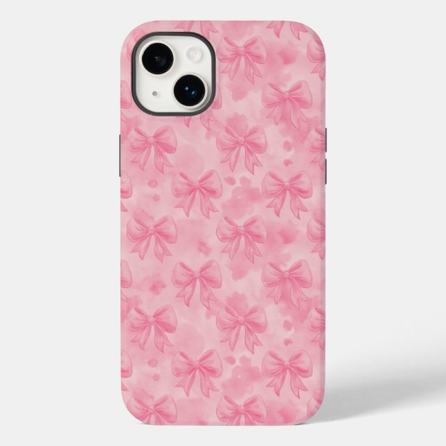 Coquette Pink Bows Case-Mate iPhone Case (Back)