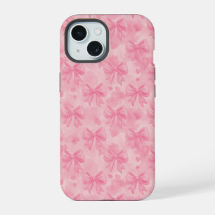 Coquette Pink Bows iPhone 15 Case