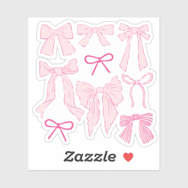 Coquette Pink Bows Romantic (Sheet)