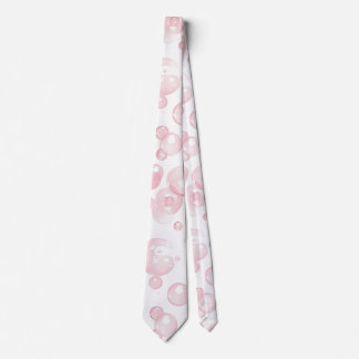 Coquette Pink Bubbles Tie