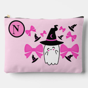 Coquette Pink Halloween Ghost Witch Costume Accessory Pouch