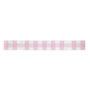 Coquette Pink Plaid Satin Ribbon