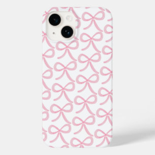 Coquette Preppy Pink Bows Case-Mate iPhone 14 Case