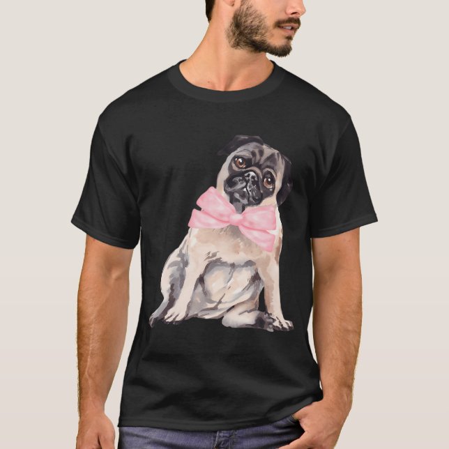 Coquette Pug T-Shirt (Front)