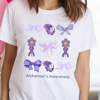 Coquette Remember Alzheimer's dementia support  T-Shirt