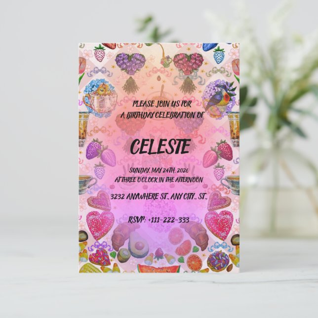 Coquette Save The Date (Standing Front)