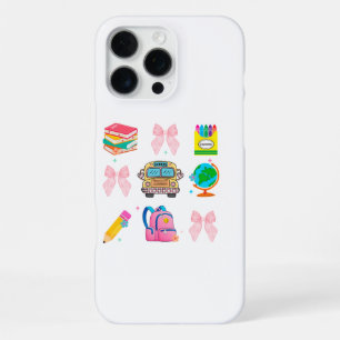 Coquette School Back To School Teache iPhone 16 Pro Max Case