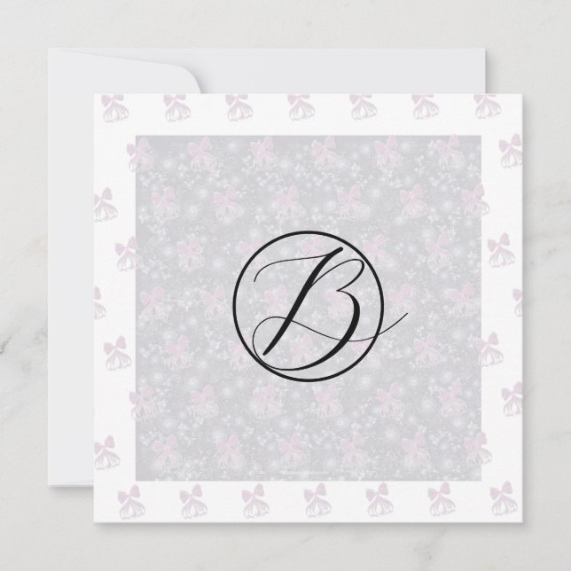 Coquette Sheer Pale Pink Flat Save The Date Card (Front)