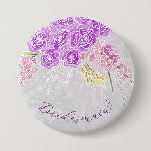 Coquette Sheer Pink Bow and Bouquet-Bridesmaid