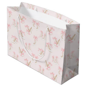 Coquette Shoes Pattern Large Gift Bag
