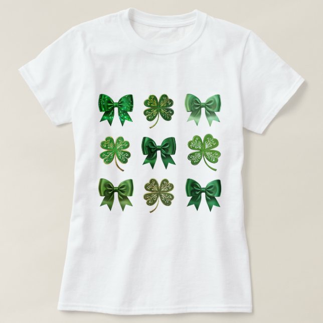 Coquette St. Patrick's Day Shirt (Design Front)