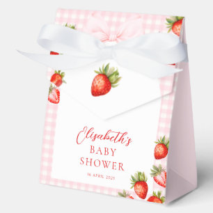 Coquette Strawberry Favor Box