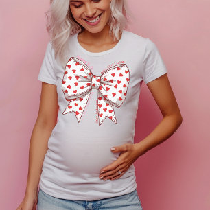 Coquette Sweetheart Bow Mummy to-be, pregnancy T-Shirt