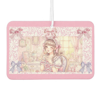 Coquette Tea Time – Pastel Ribbon  Car Air Freshener
